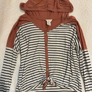 Liam and Co front knot top